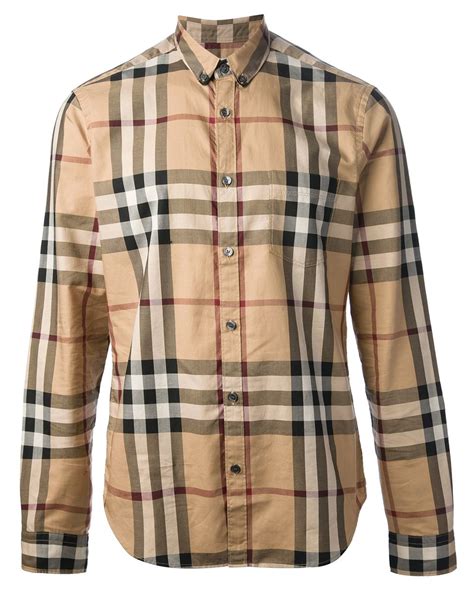 burberry brit check shirt|More.